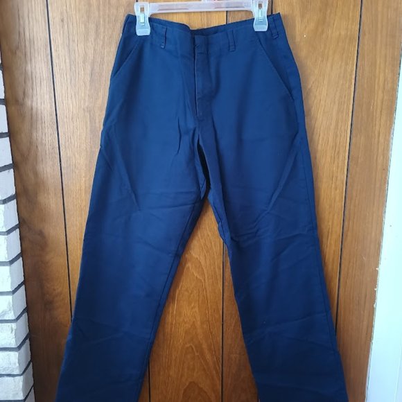 Men's Long Navy Blue Pants - Size Large, Waist 31 - Picture 1 of 11
